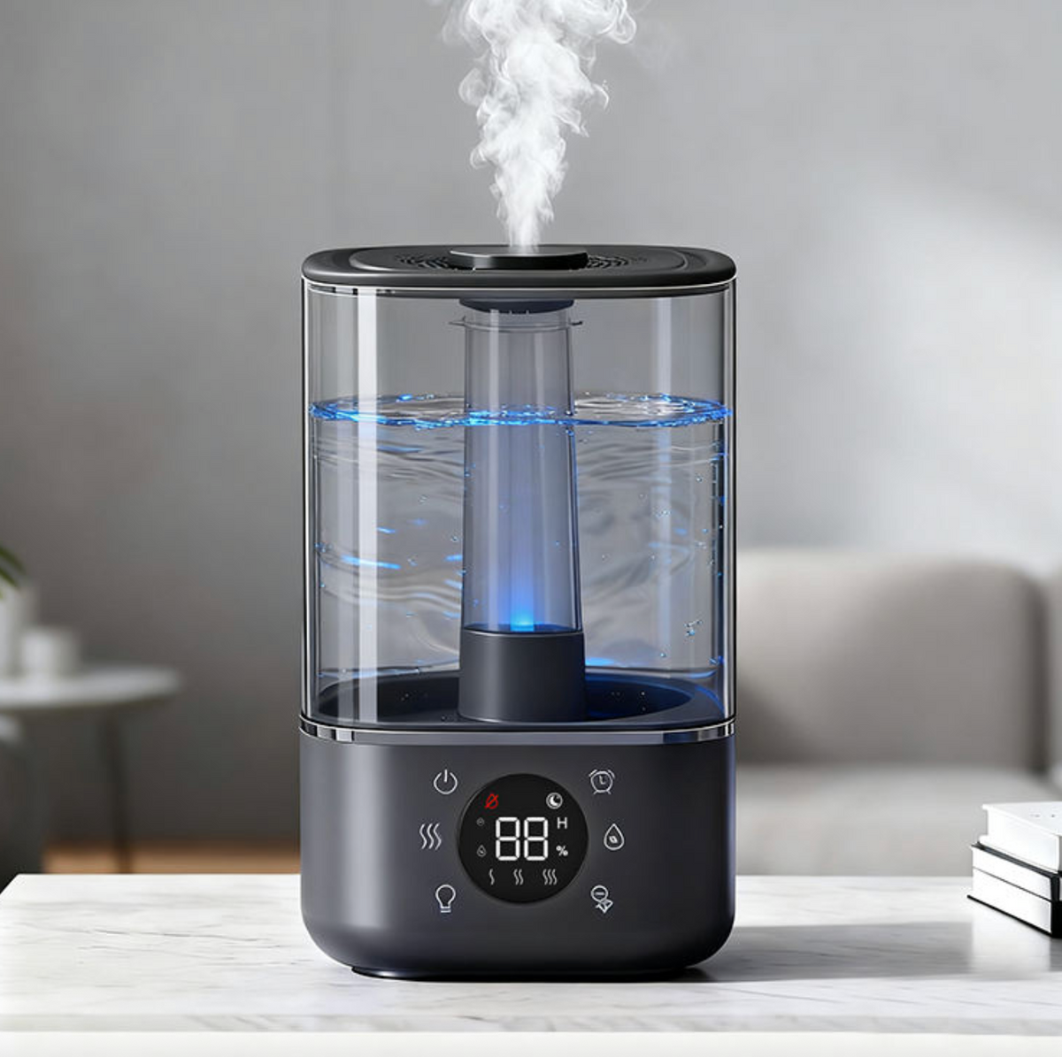 6L Smart Ultrasonic Cool Mist Humidifier with Remote Control