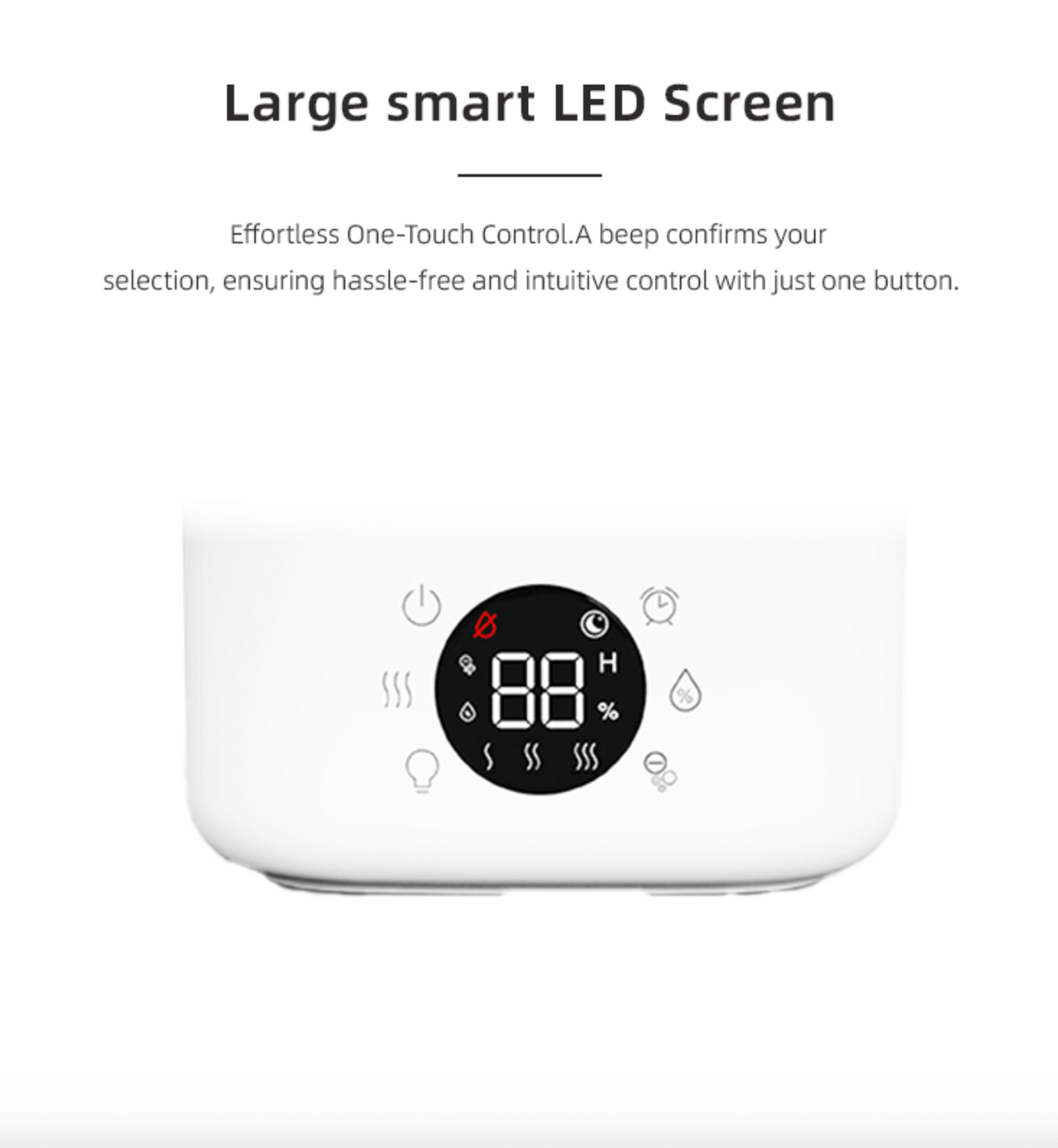 6L Smart Ultrasonic Cool Mist Humidifier with Remote Control