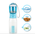 3-in-1 Portable Dog Water Bottle – Leak-Proof Travel Feeder & Water Dispenser
