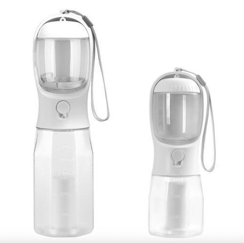 3-in-1 Portable Dog Water Bottle – Leak-Proof Travel Feeder & Water Dispenser