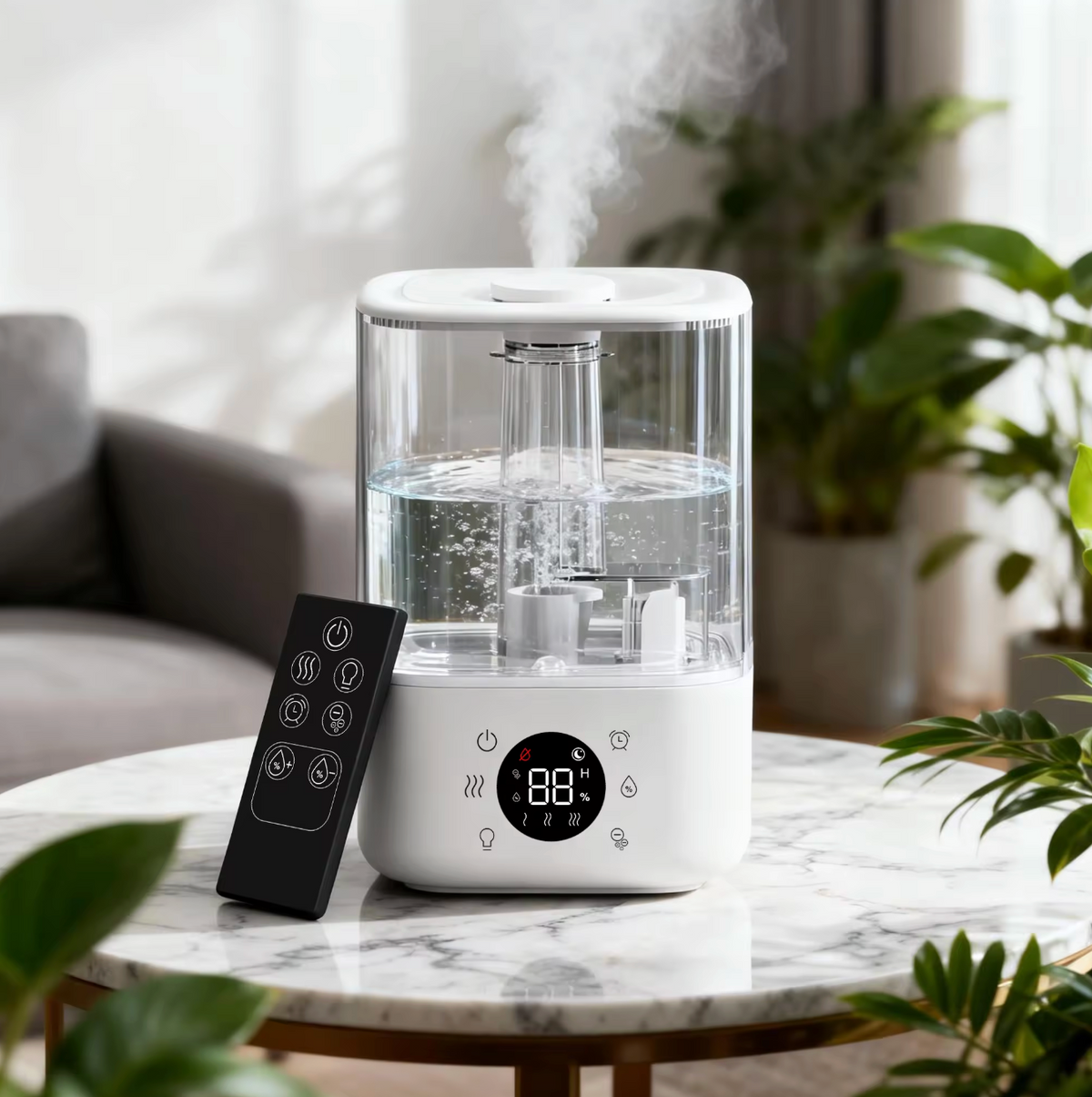 6L Smart Ultrasonic Cool Mist Humidifier with Remote Control