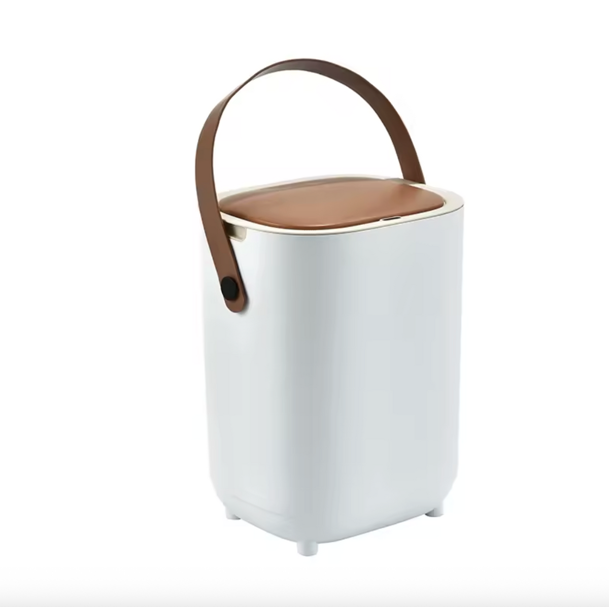 Smart Bathroom Waste Bin – Modern Household Trash Can with Compact Design